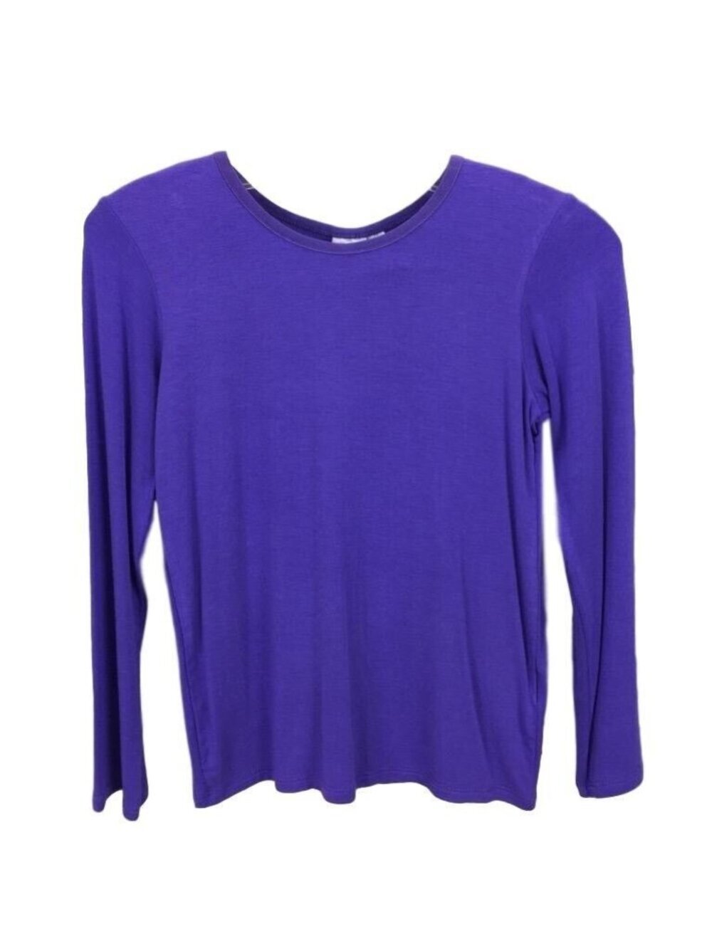 Top Girls Size 6 Long Sleeve Solid Purple by Anita G. by Girl Friends